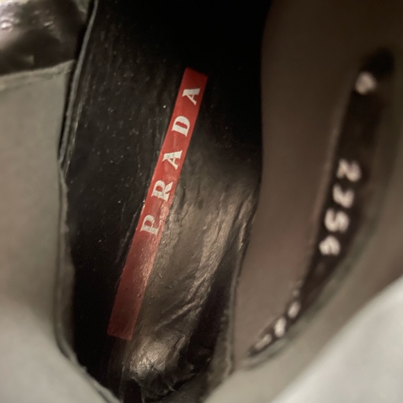 Vintage Prada Vibram Gray Ankle Boots - Picture 5 of 8